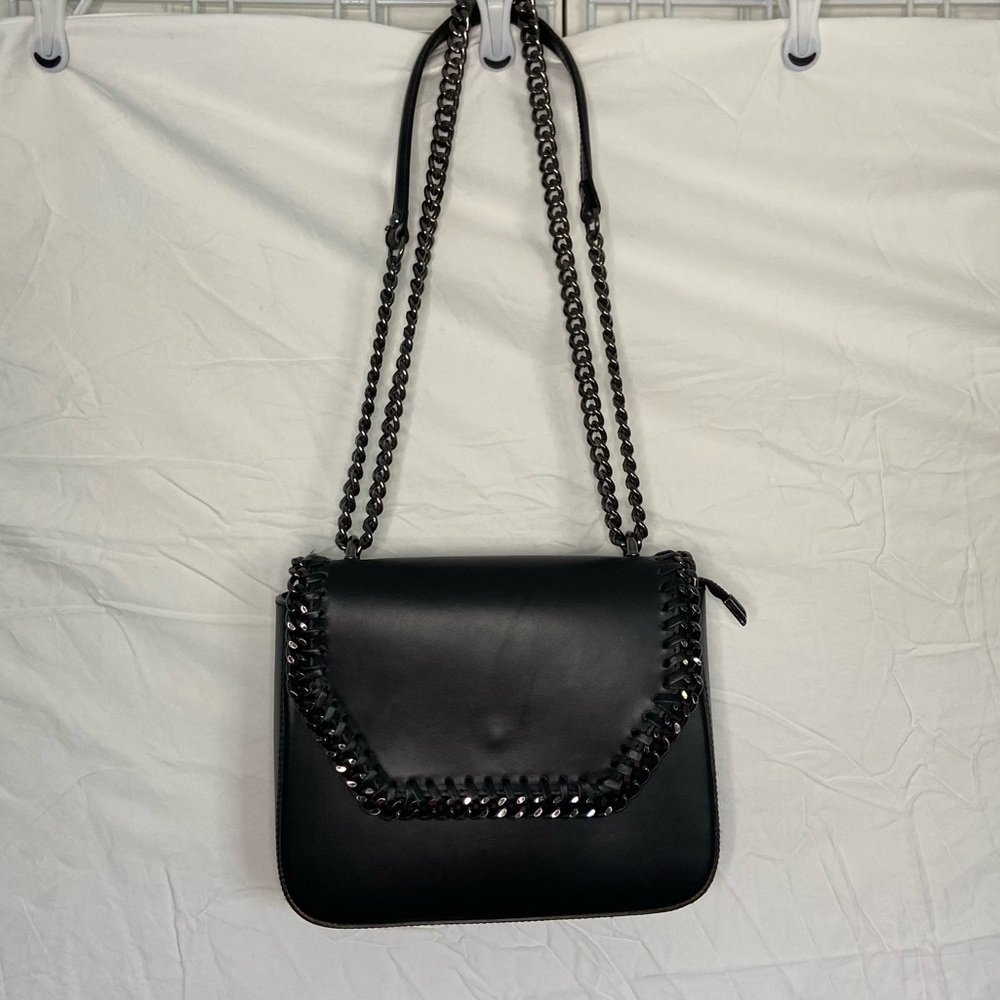 Black Chain Crossbody Bag